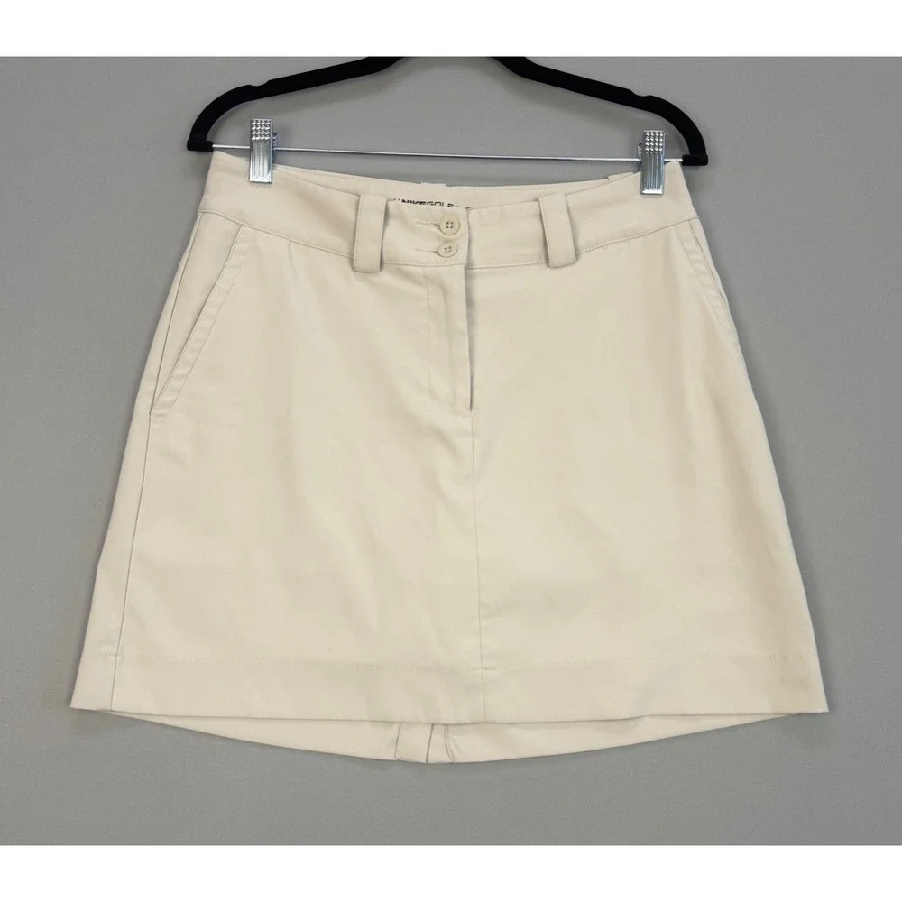 Nike Golf Dri-FIT Skort Womens Size 4 Beige Tan Athletic Skirt